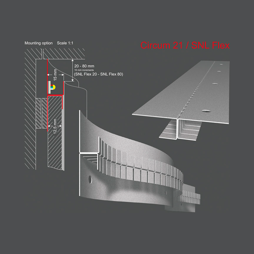 LED Profilelement Circum 21/SNL Flex Profile| Image:0