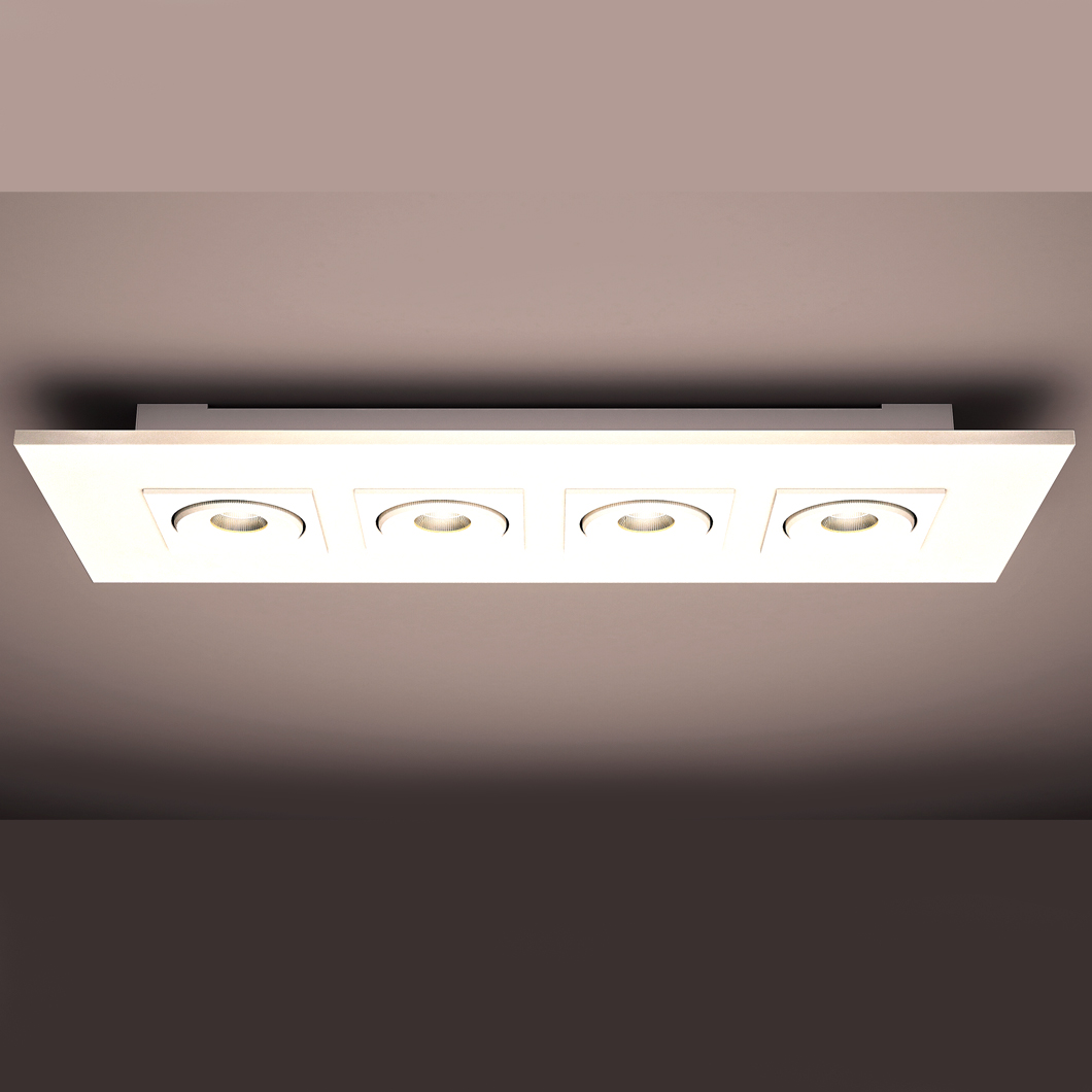 Milan Iluminacion Marc Rectangle LED Ceiling Light| Image : 1