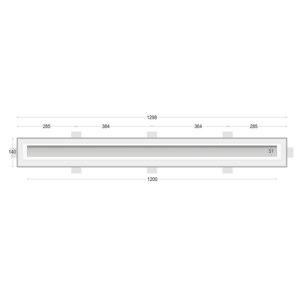Nama Athina 120 Plaster In Linear LED Profile| Image:2