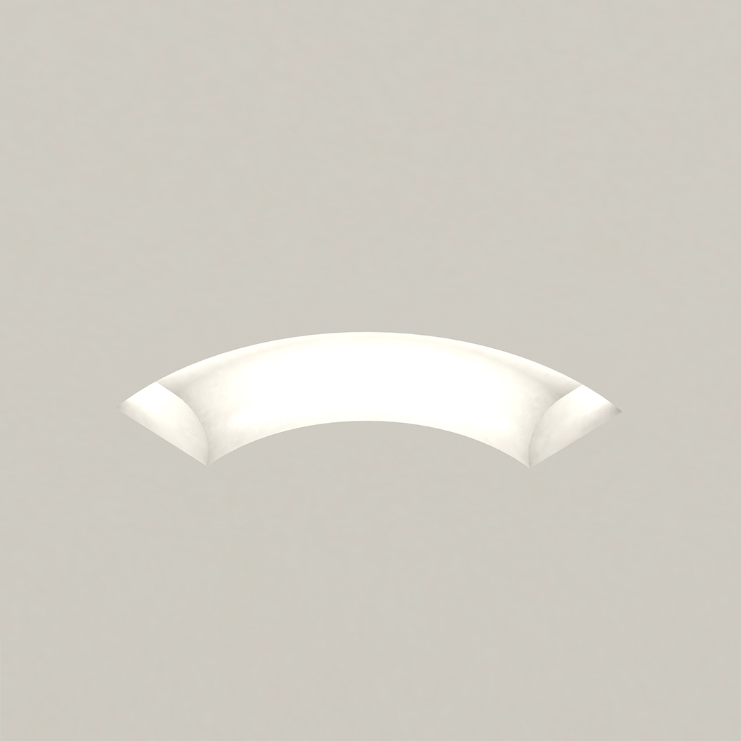 Nama Athina Modular 07 Curve R100 Out Plaster In Linear LED Profile| Image:0