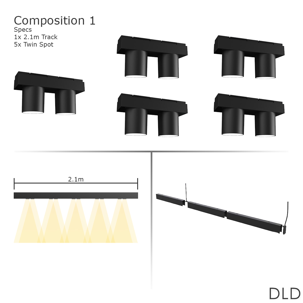 DLD Shadowline Suspension Track System Package| Image:0