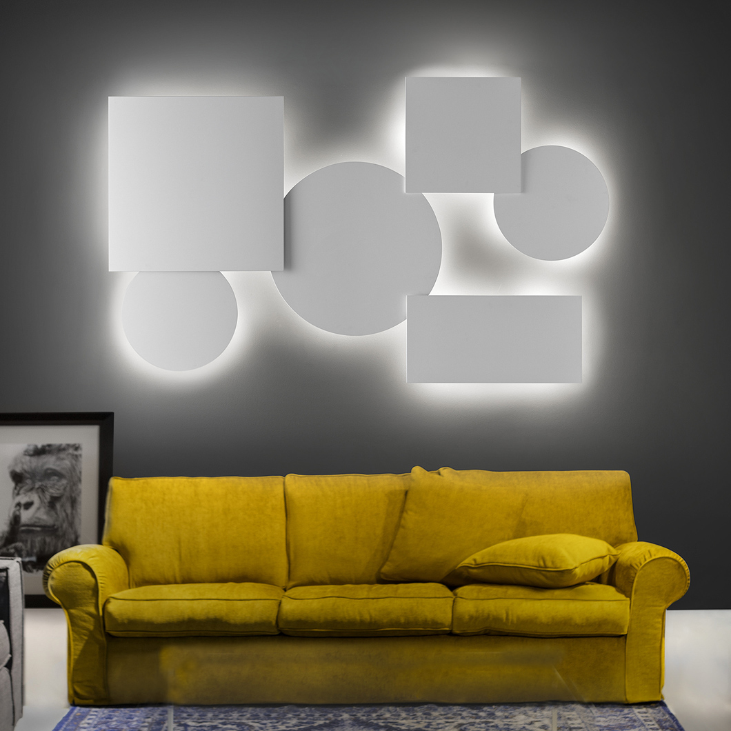 Lodes Puzzle Mega LED Wall & Ceiling Light| Image:0