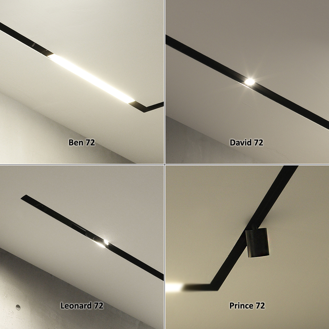 Flexalighting Maggy 72 Linear Plaster In Track System| Image:0