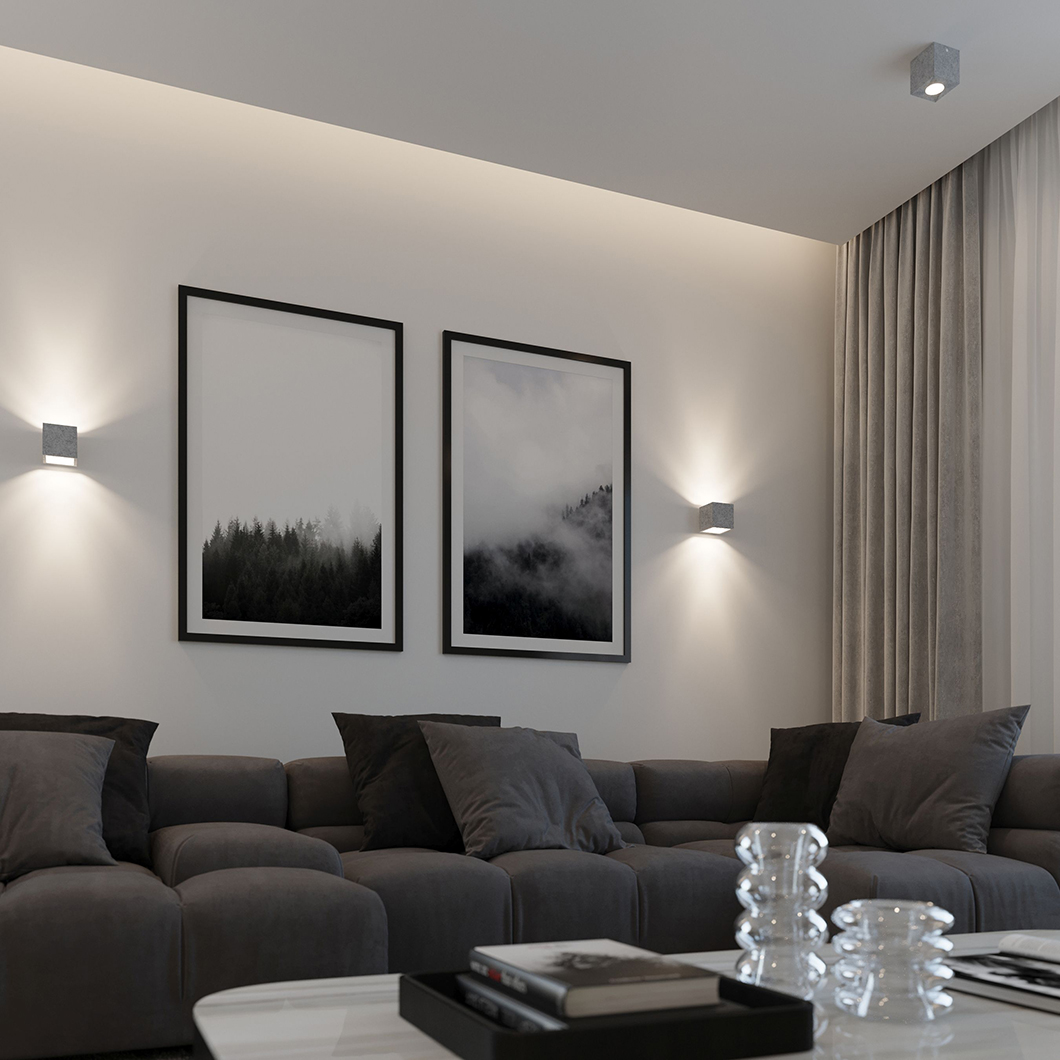 Raw Design Tetra Dual Emission Wall Light - Next Day Delivery| Image:17