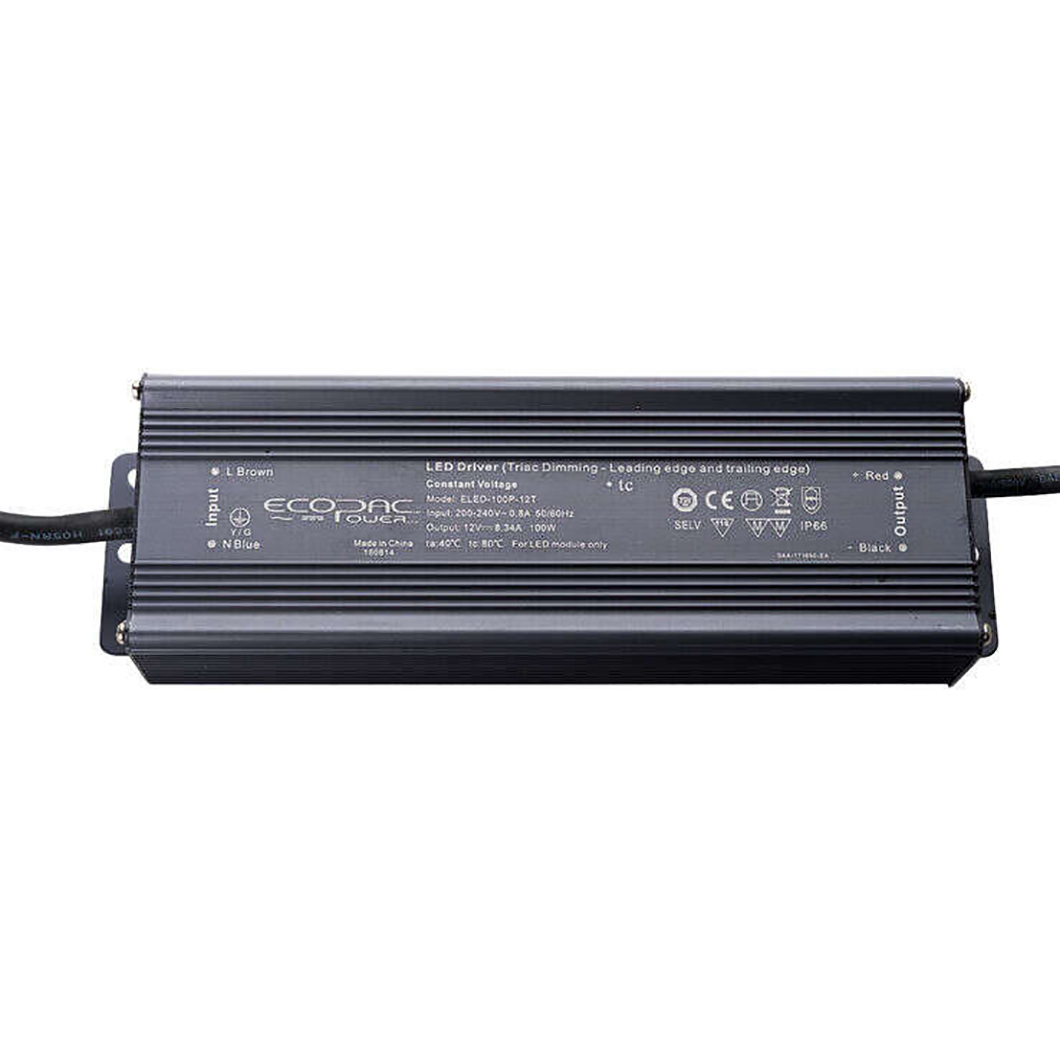 ELED-100P-24T: Constant Voltage 100W 24V IP66 Mains Dimming Leading + Trailing Edge Driver