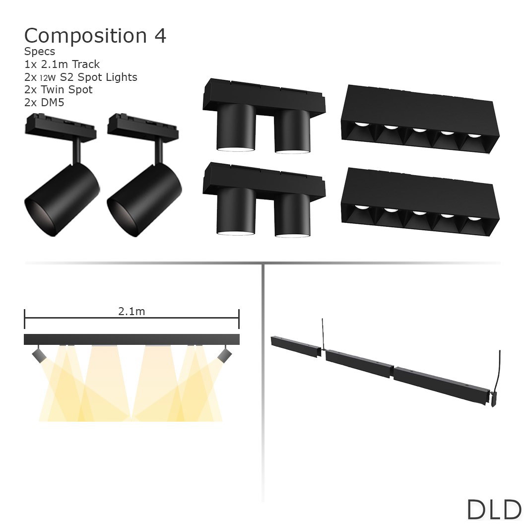 DLD Shadowline Suspension Track System Package| Image:3