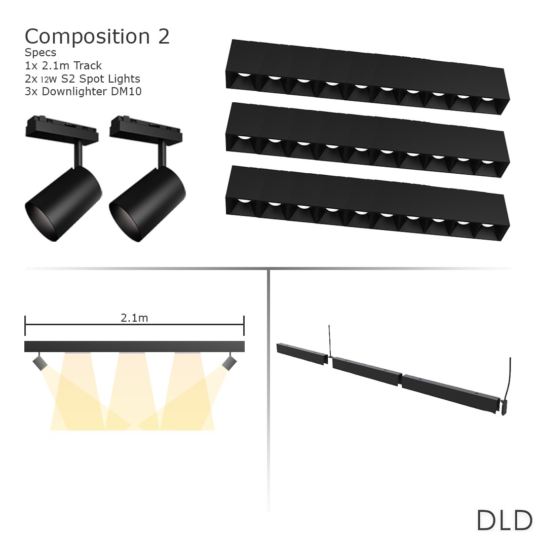 DLD Shadowline Suspension Track System Package| Image:1