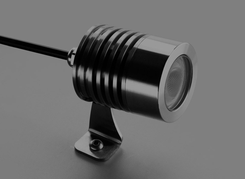 Lighting Specification & Supply: spike or surface mounted stainless steel outdoor spot light