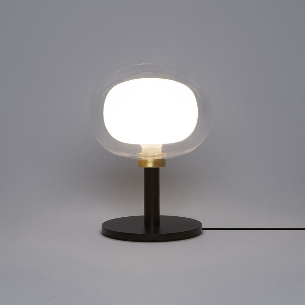 black side lamp