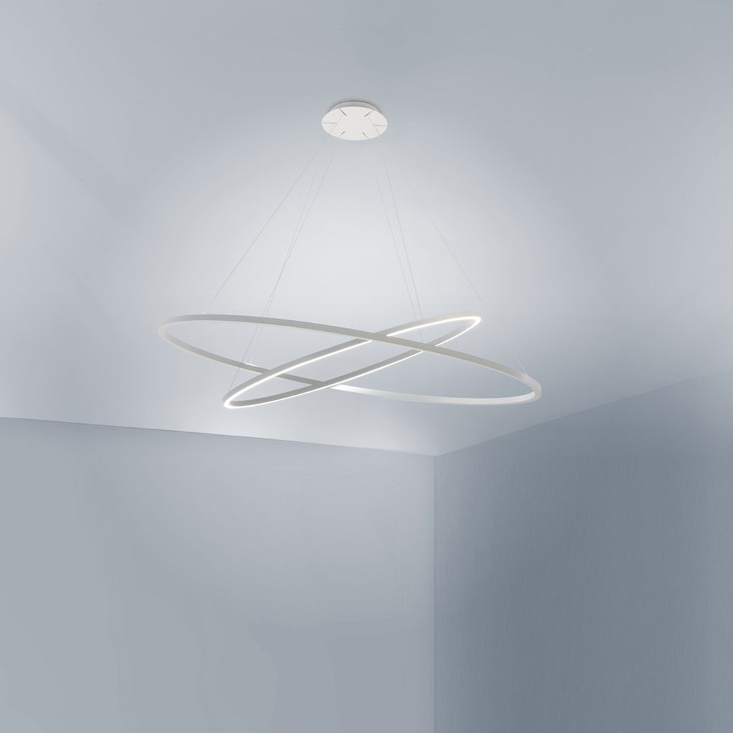 Nemo Ellisse Double LED Pendant | Darklight Design | Lighting Design ...