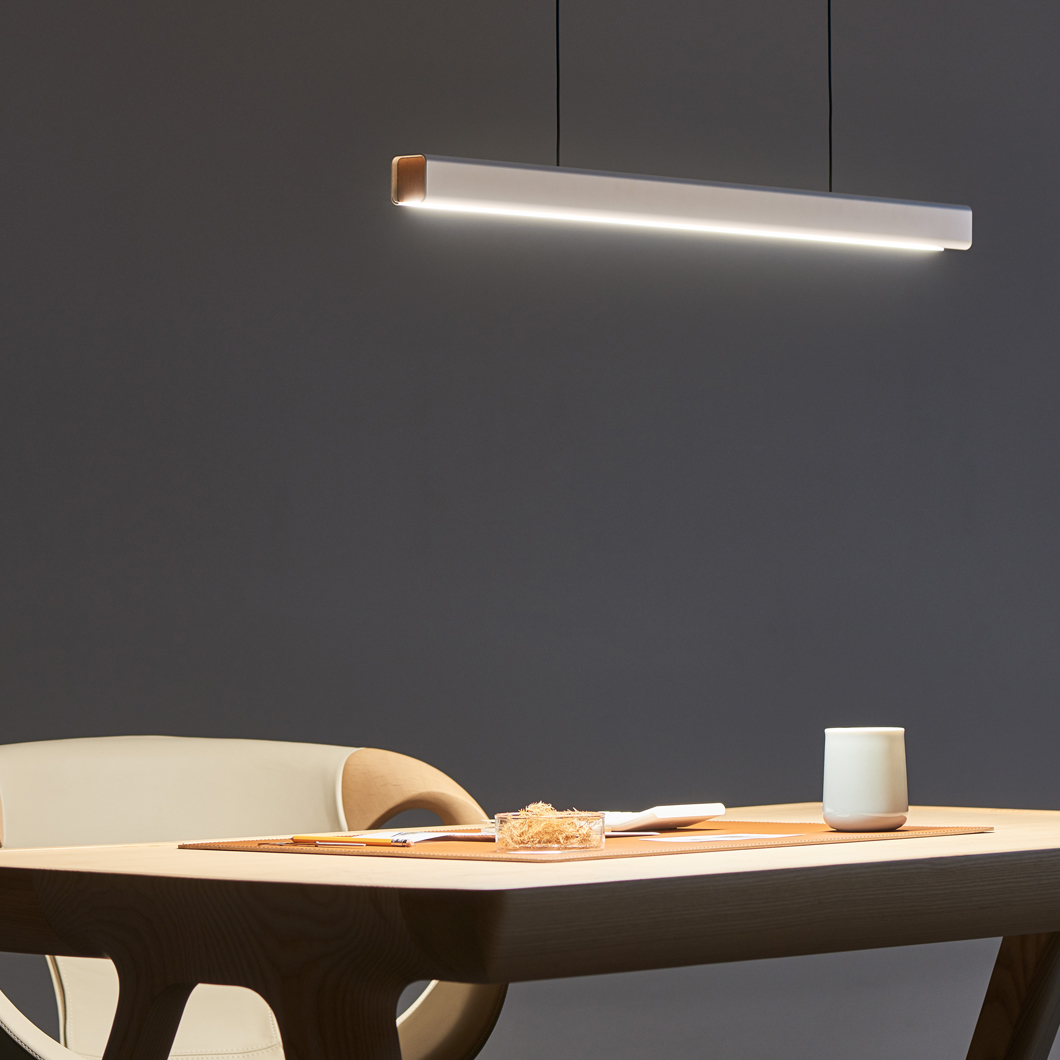 Mumu led linear store suspension pendant light