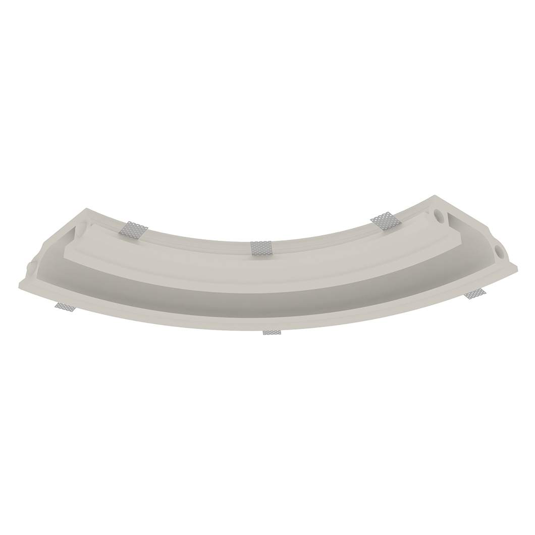 Nama Athina Modular 08 Curve R250 In Plaster In Linear LED Profile ...