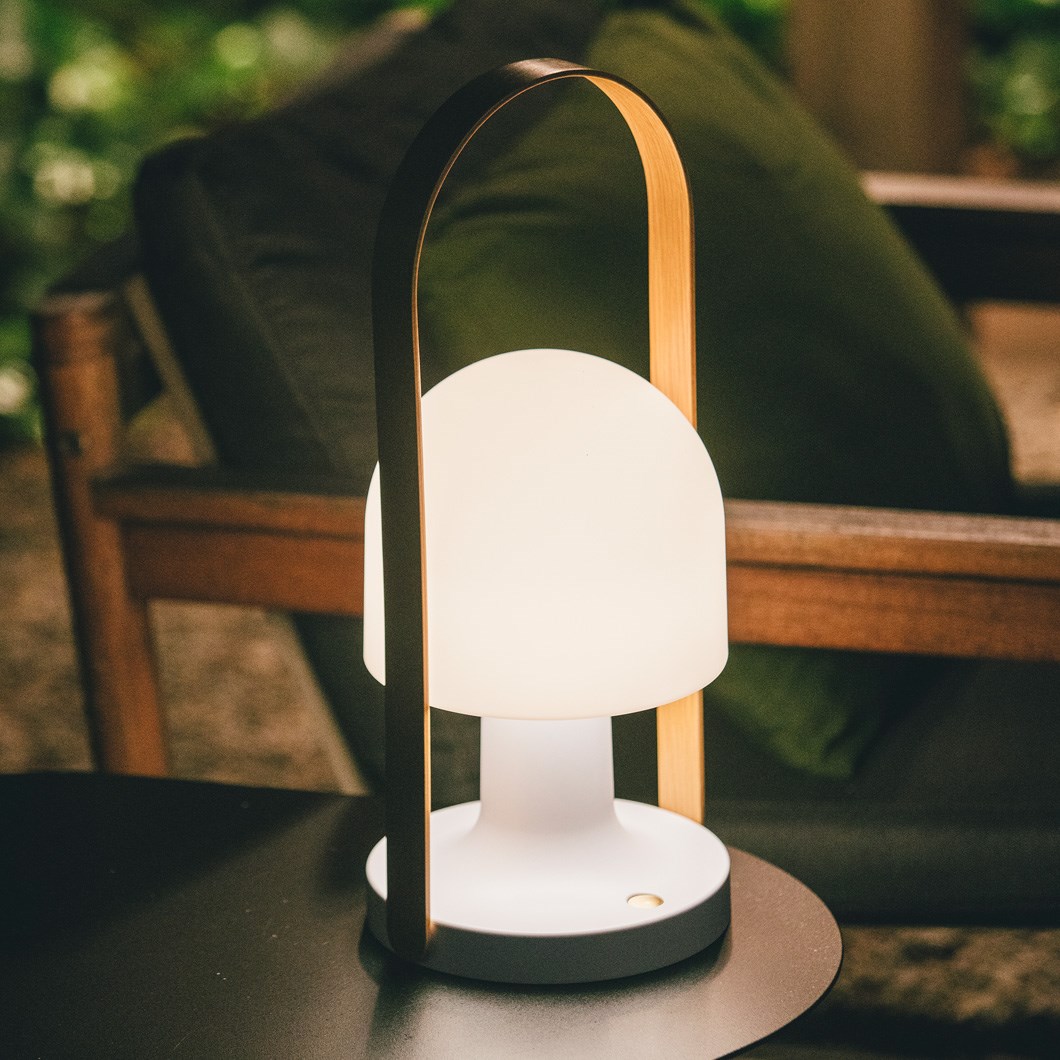 magnifying table lamp with light