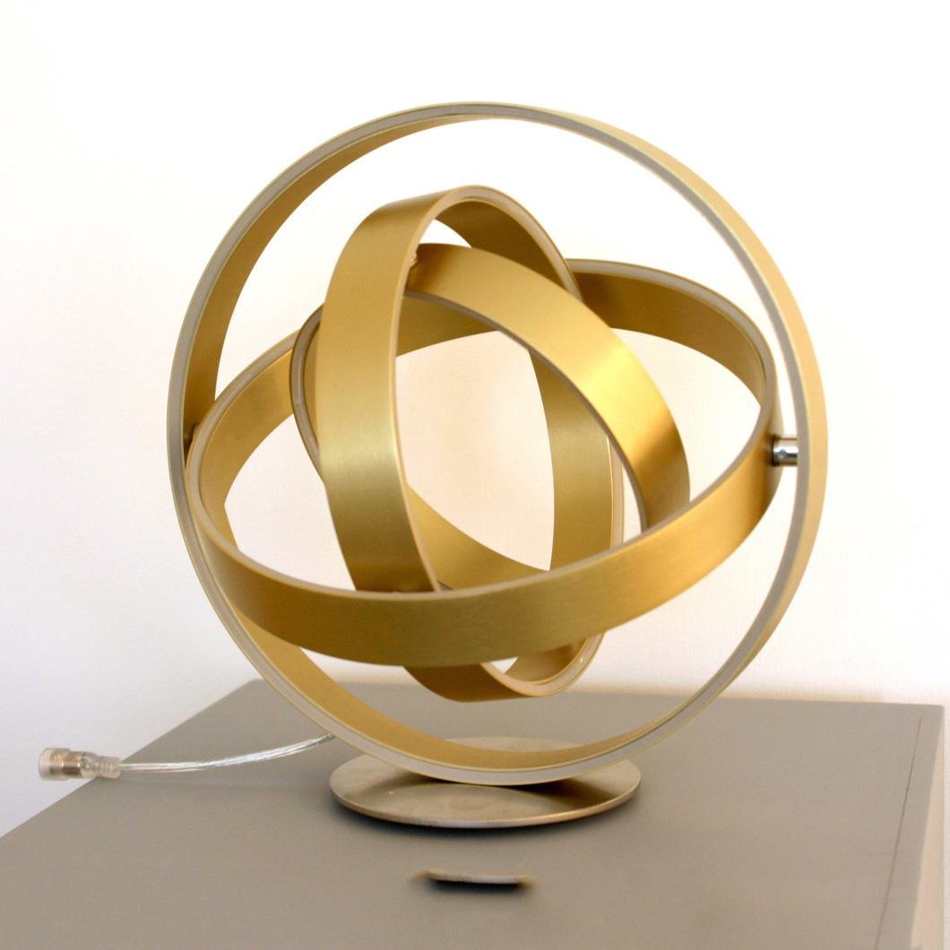 Metal deals sphere lamp