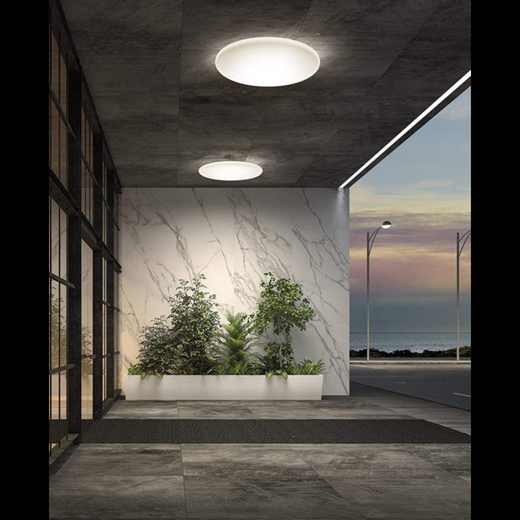 Dub Luce Lunar IP65 LED Commercial Outdoor Ceiling Light