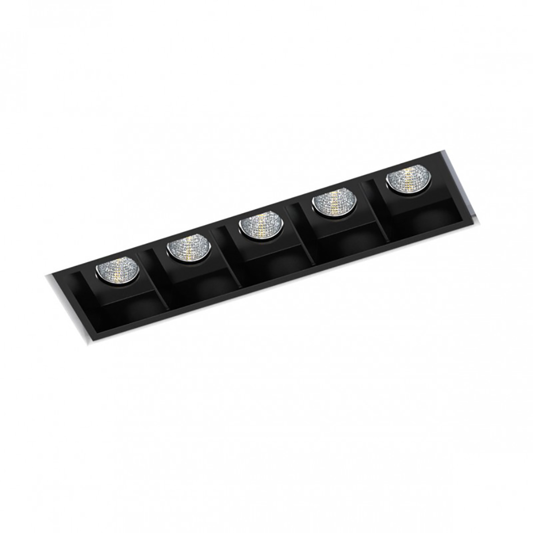 DLD Micron 5 LED Fixed Plaster In Recessed Downlight | Darklight