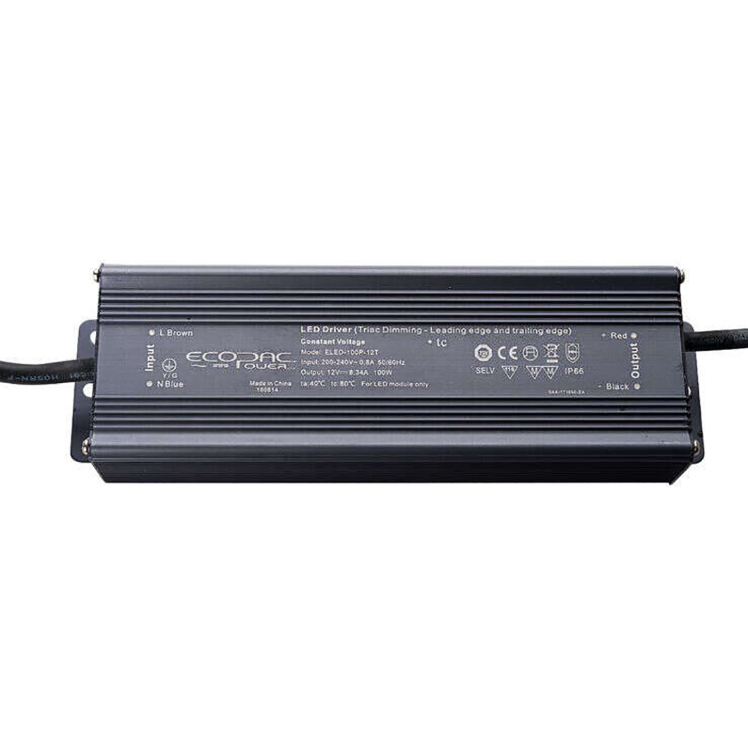 ELED-100P-24T Constant Voltage 100W 24V IP66 Mains Dimming Leading + Trailing Edge Driver