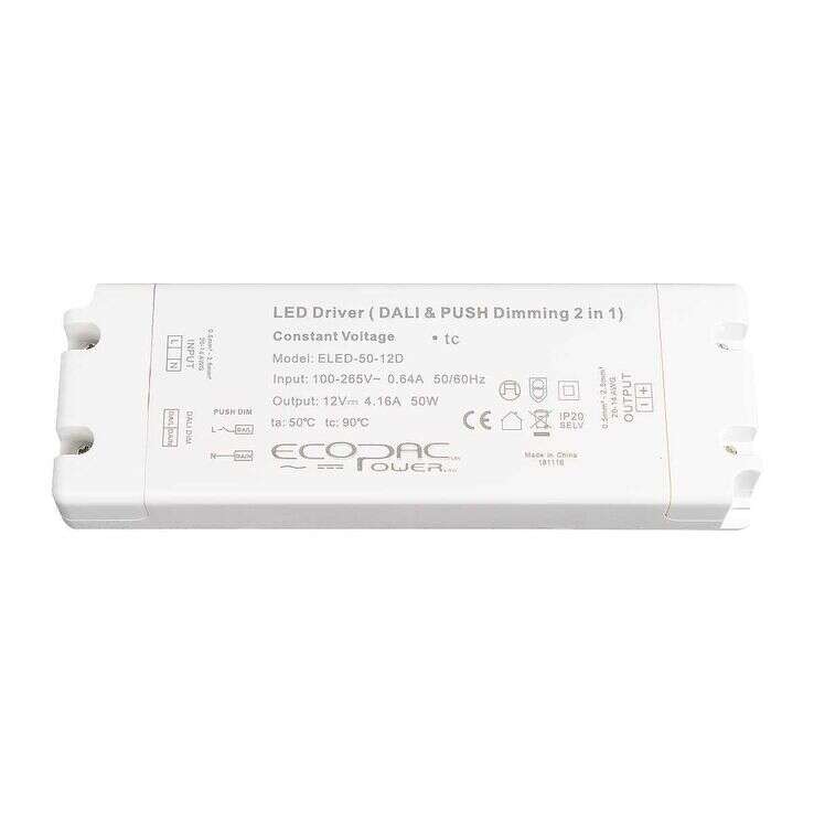 ELED-50-24D Constant Voltage 50W 24V DALI Dimming Driver