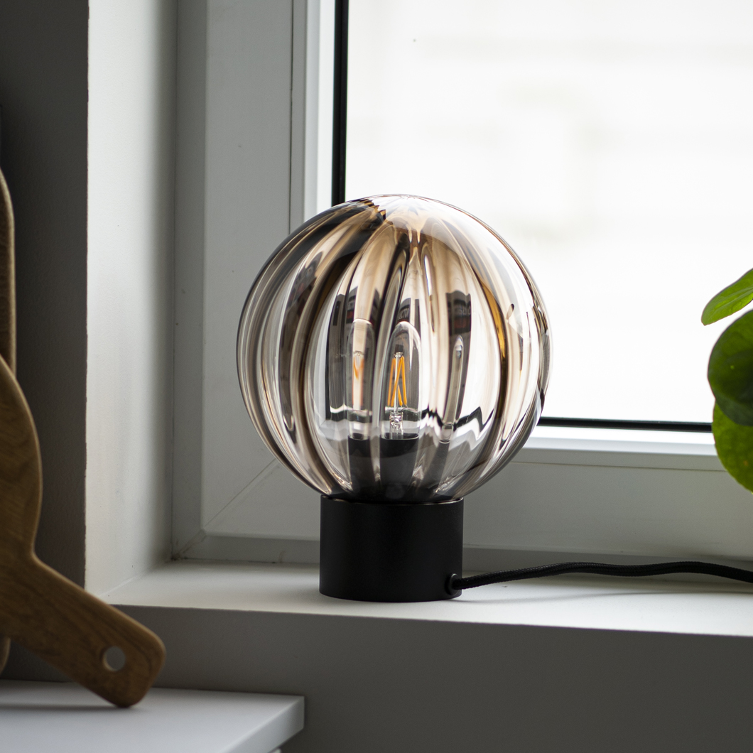 Crystal deals sphere lamp