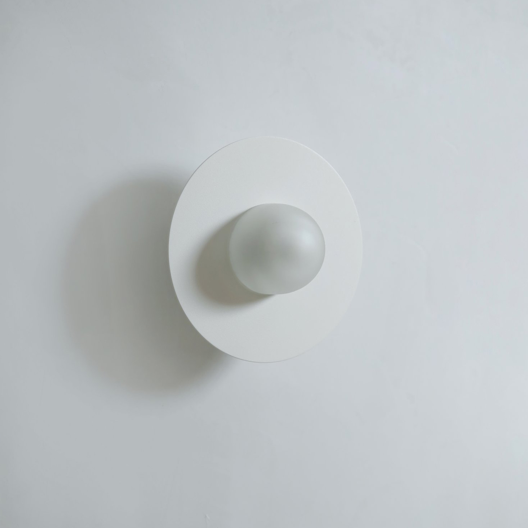 Contain Alba Simple LED Wall Light in matt white