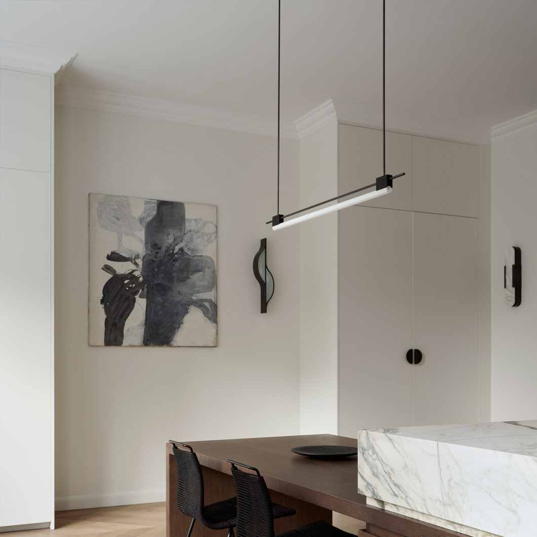 Contain Tubus Pendant above dining table