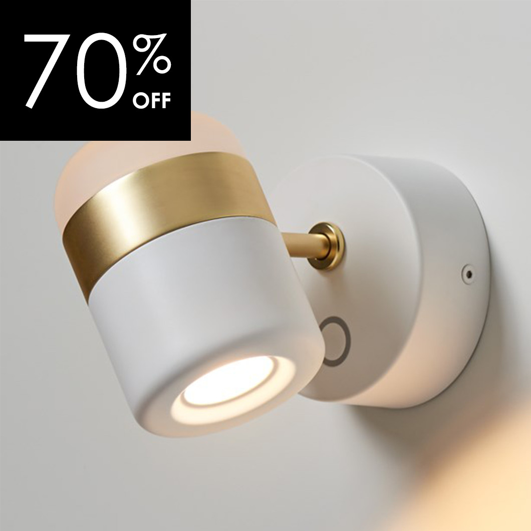 OUTLET Seed Design Ling LED Wall Light - White| Image : 1