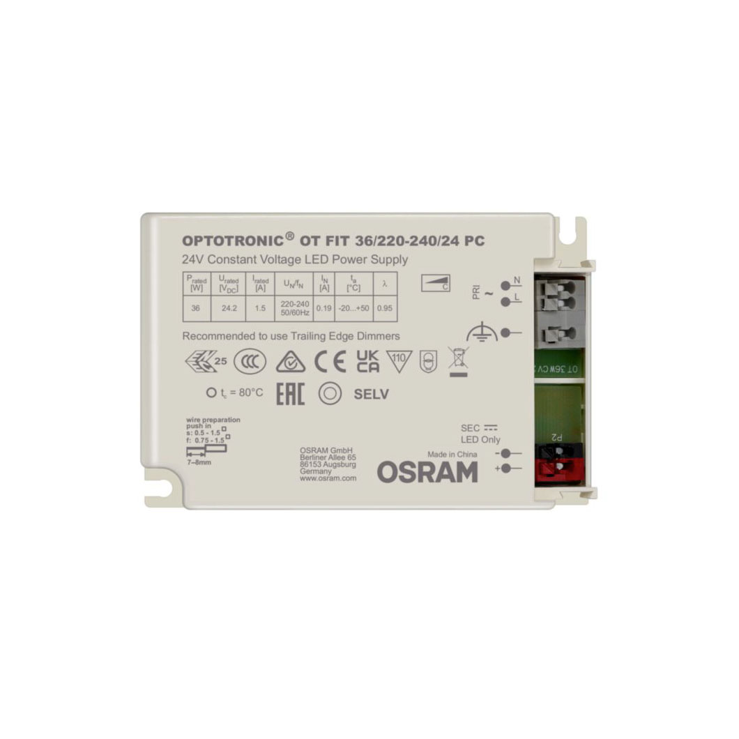 Osram OT FIT 36W 24V Constant Voltage LED Driver| Image:1