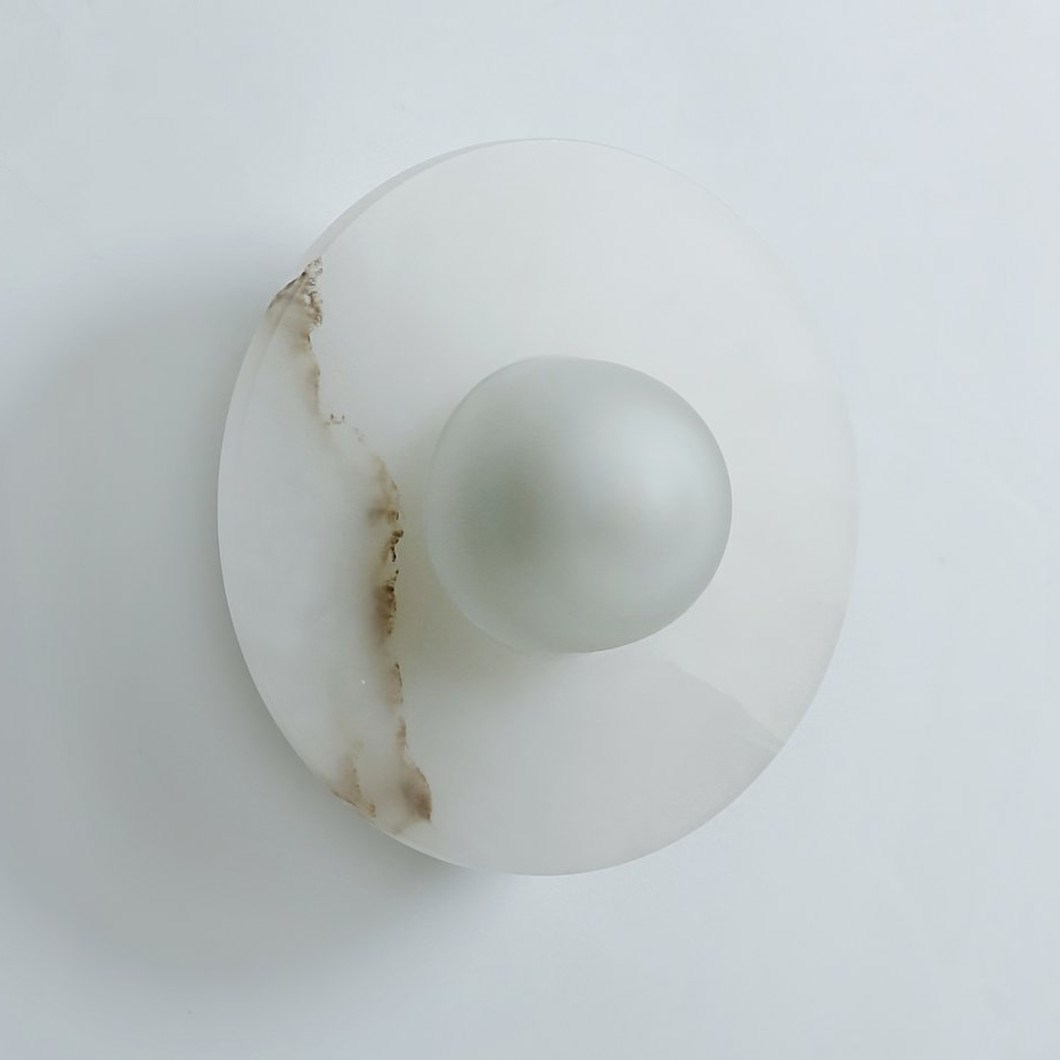 Contain Alba Simple Alabaster Wall Light