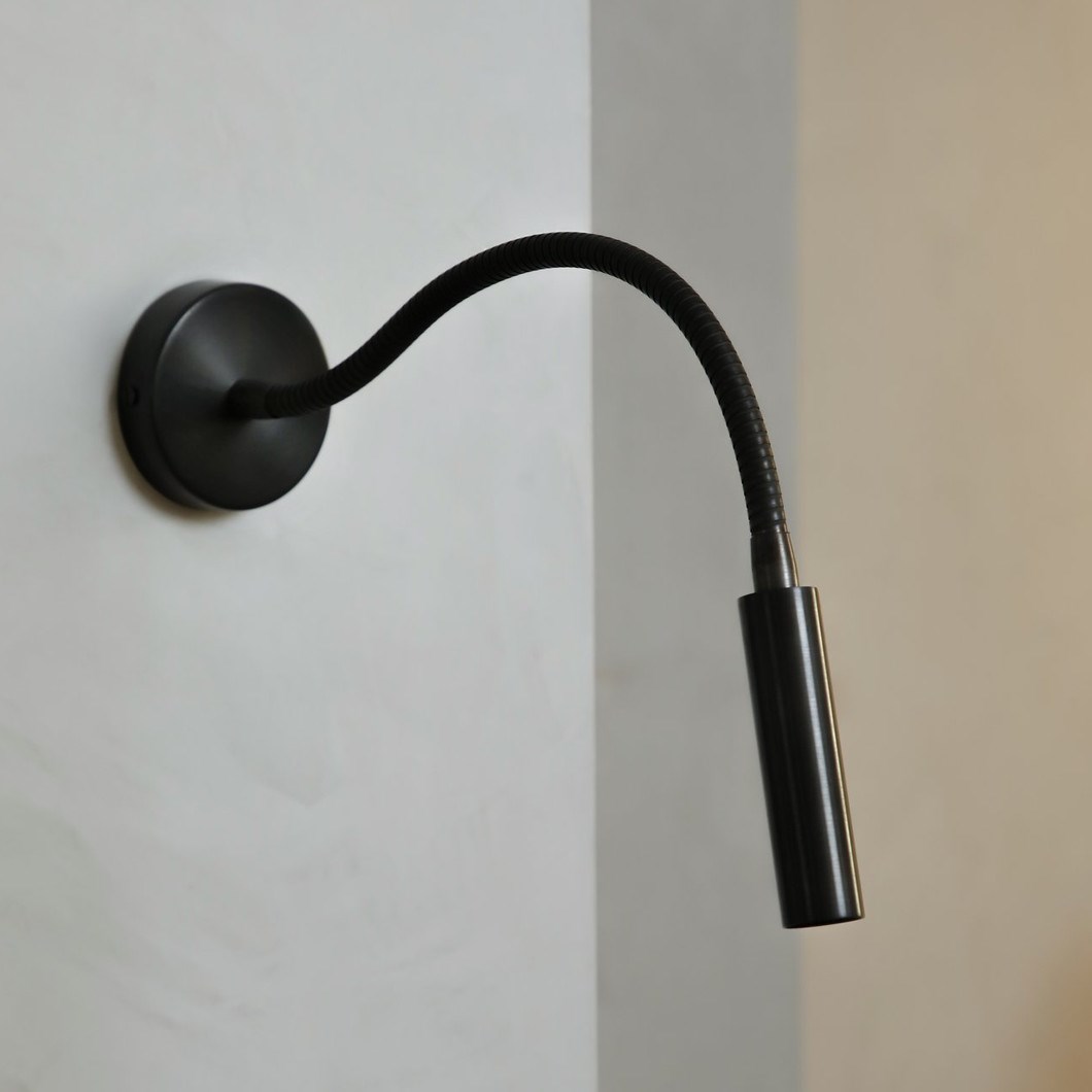 Contain Book Flexo Wall Light with black finish