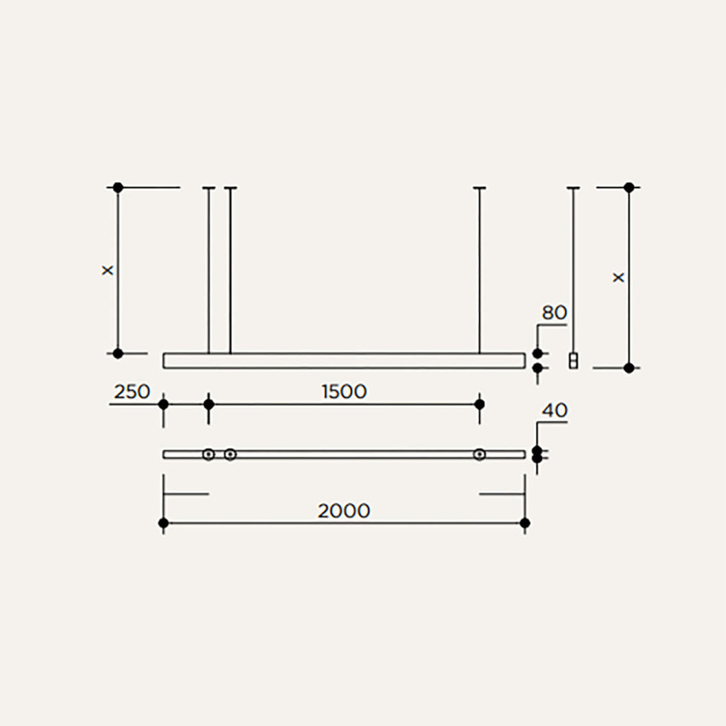 Contain H Linear LED Pendant| Image:8