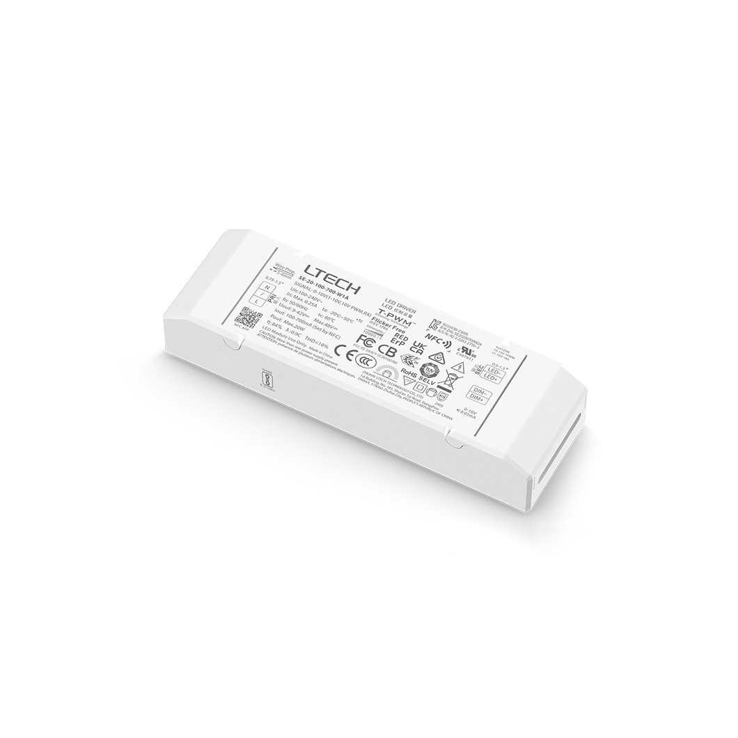 L-Tech 20W 100-700mA NFC CC 0/1-10V LED Driver| Image : 1