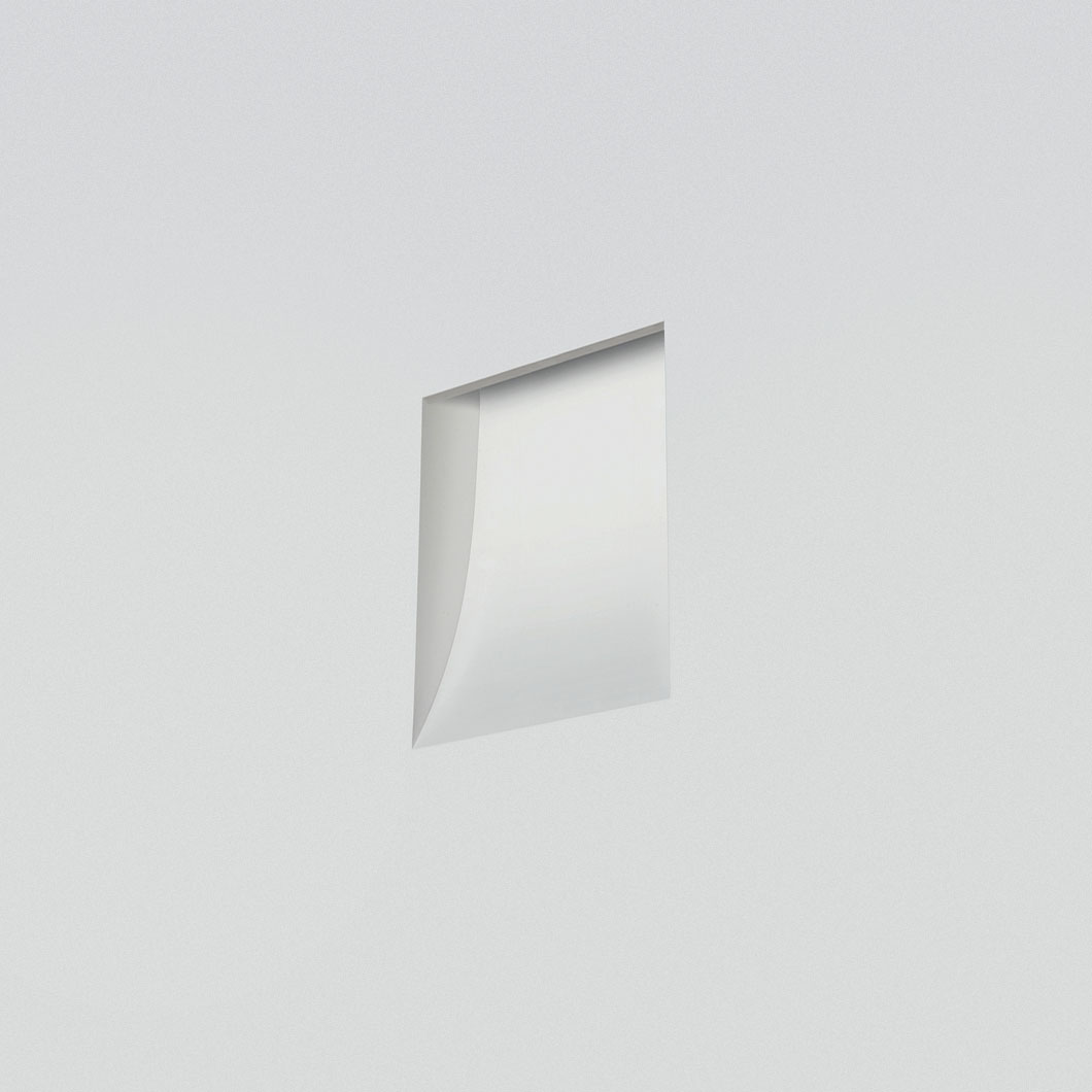 9010 Volta Large 2416C LED Plaster In Recessed Wall Light