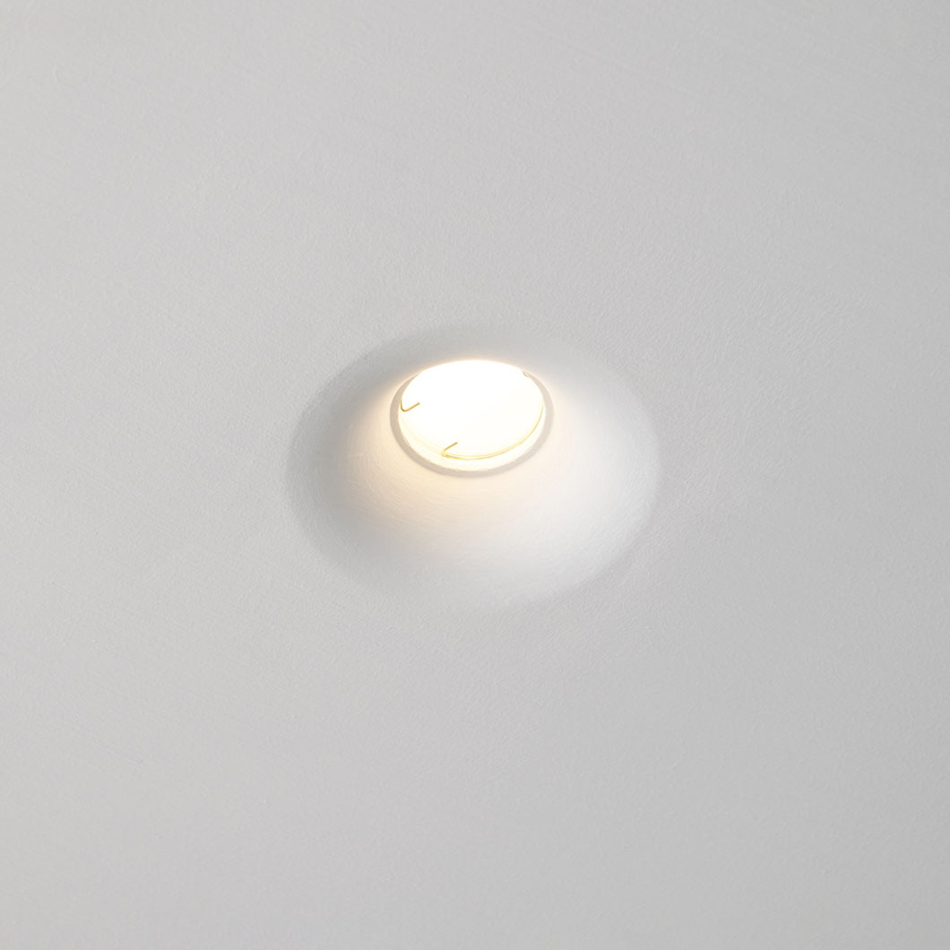 9010 Gru 4175 GU10 Plaster In Recessed Downlight