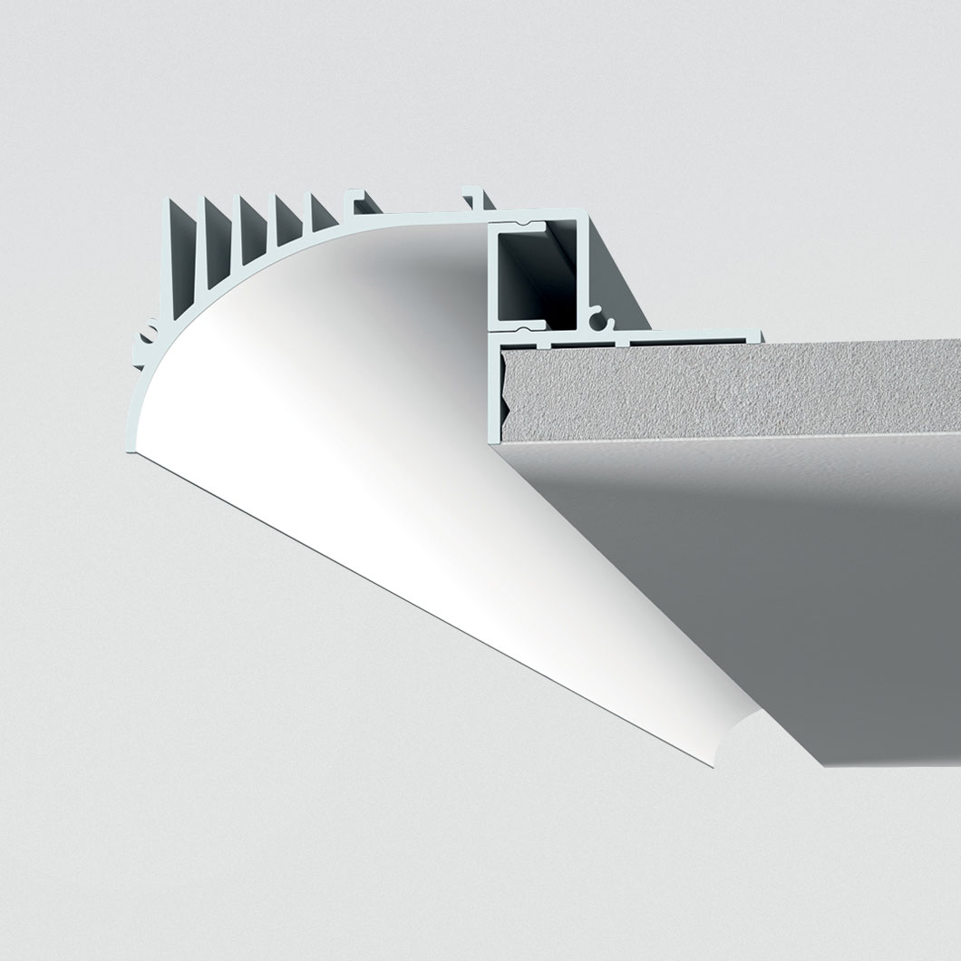 9010 Vega P007 Plaster In Linear LED Profile