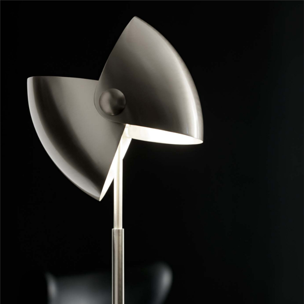 Full length view of Esperia Eirene Floor Lamp in a modern lounge alternative image