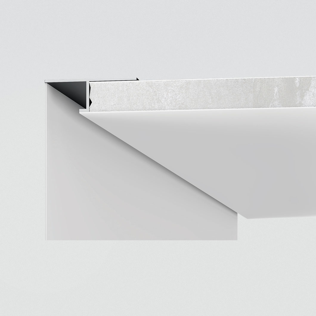 9010 Mira P015 Plaster In Wall Wash Linear LED Profile