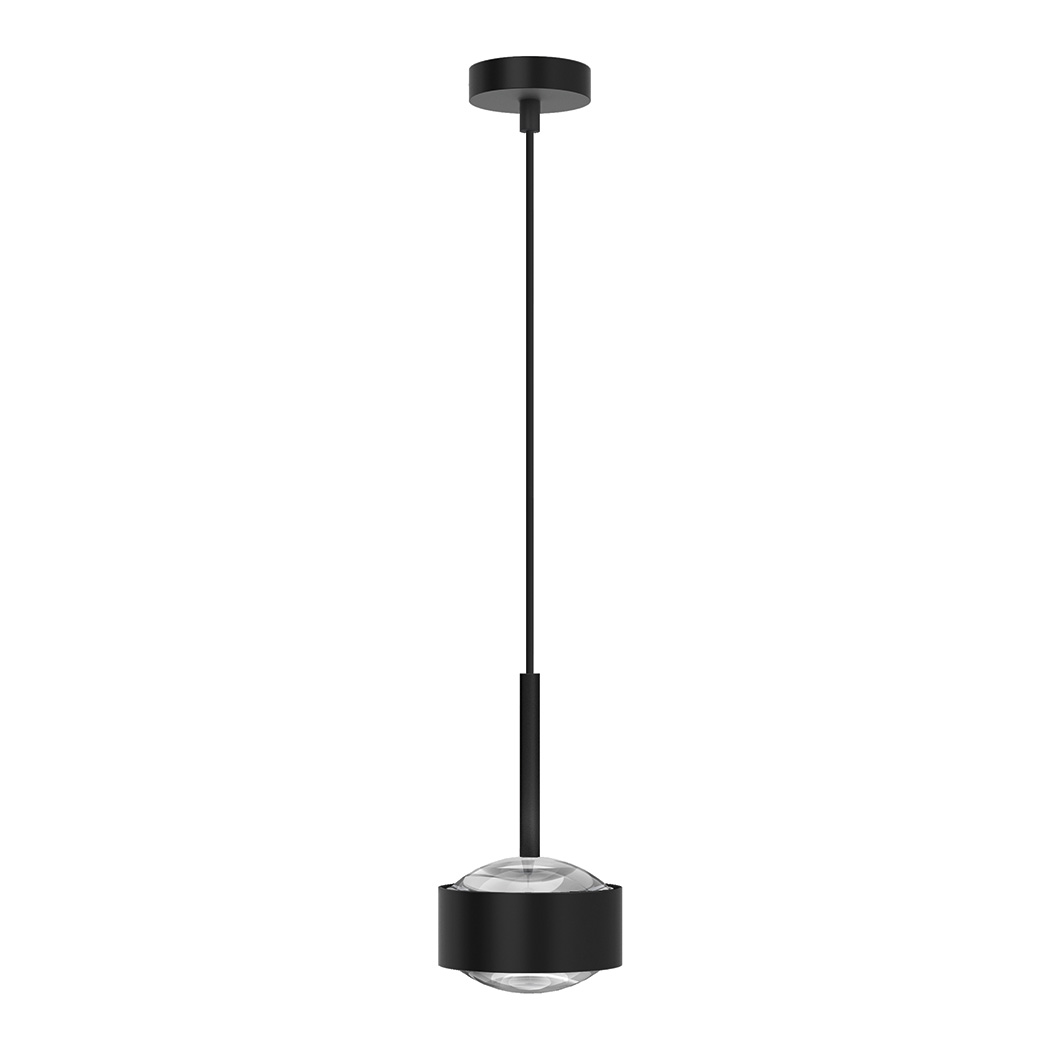 Top Light Puk Maxx Drop Pendant in matt black