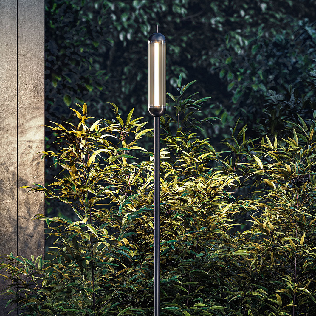 IP44.DE Reed IP65 Outdoor Bollard Solar Light alternative image