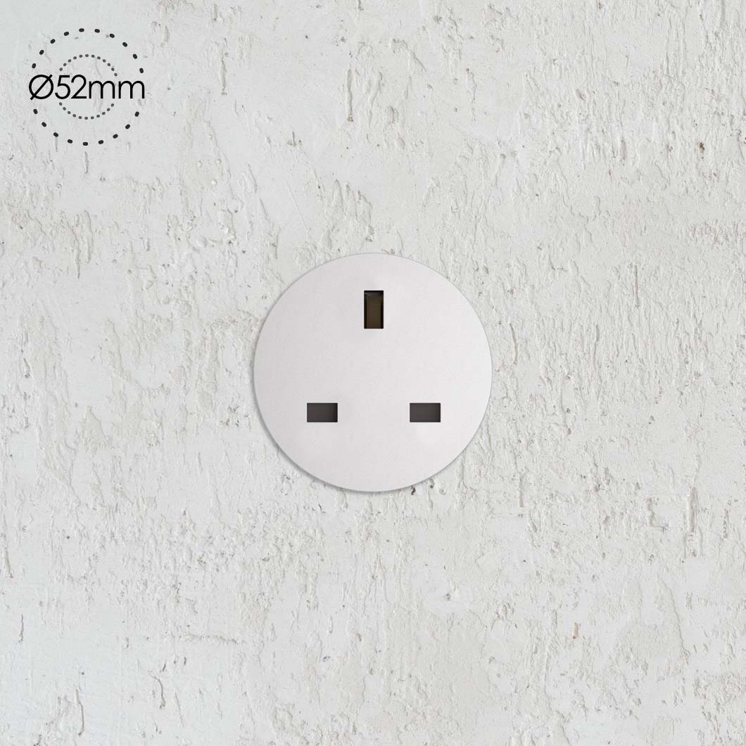 Rond Retrofit Small Trim Switchless Power Socket