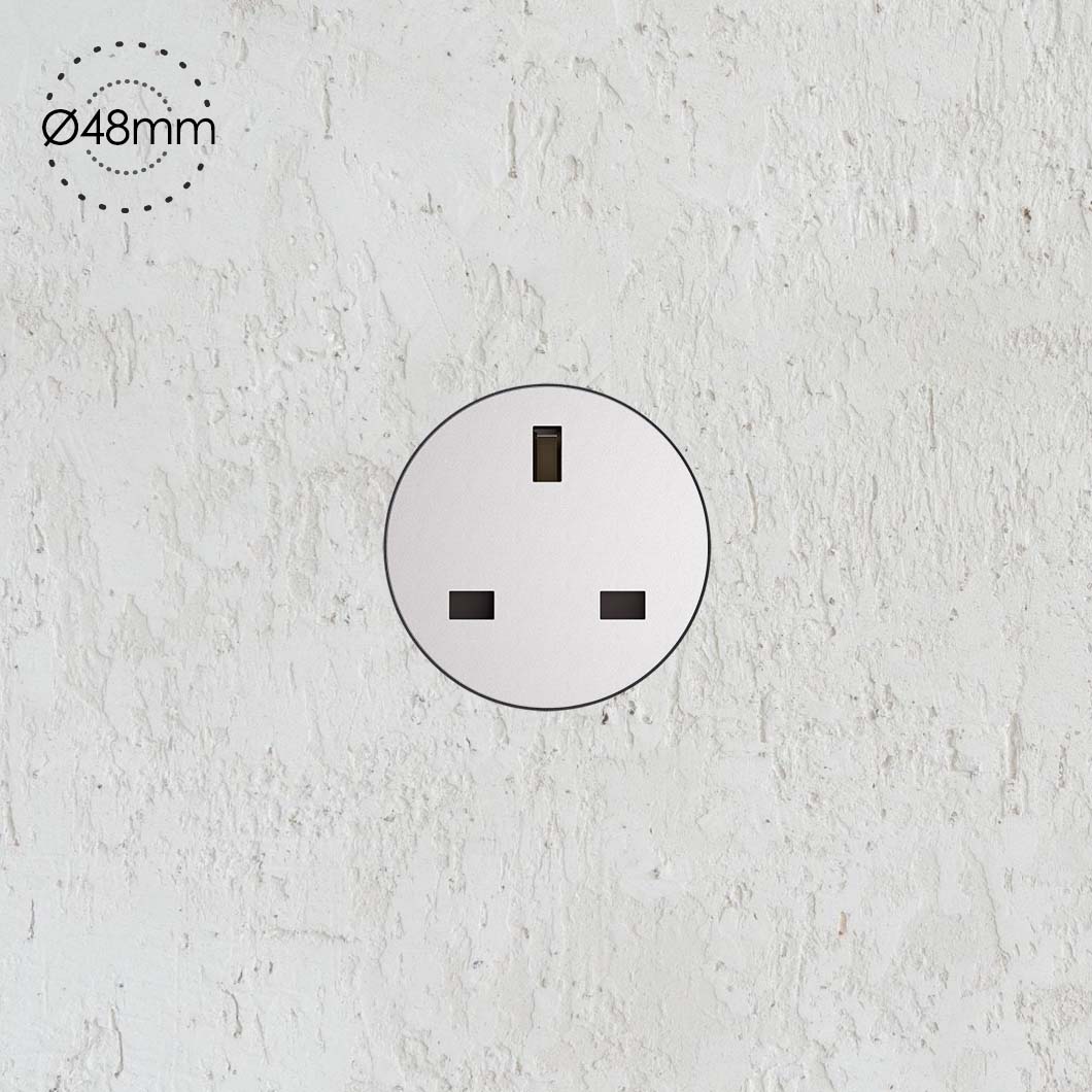 Rond Retrofit Trimless Switchless Power Socket