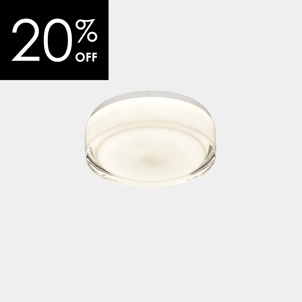 OUTLET LEDS C4 Vetro IP44 LED Ceiling Light